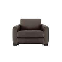 alcova leather sofa bed chair with box arms