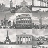 albany wallpapers travel montage blackwhite 235715
