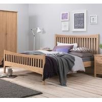 Alba Oak High Footend Bedstead - Multiple Sizes (Double Bed)