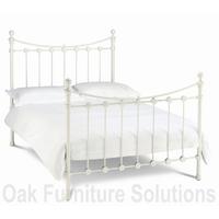 Alice White Bedstead - Multiple Sizes (150cm - King Size)