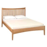 alba oak low footend bedstead multiple sizes king size bed