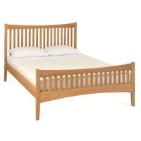 Alba Oak High Footend Bedstead - Multiple Sizes (Double Bed)