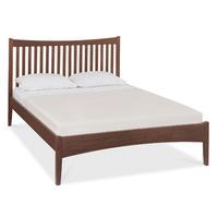 Alba Walnut Low Footend Bedstead - Multiple Sizes (King Size Bed)