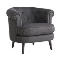 Alfred Fabric Armchair Willow Grey