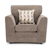 Alison Fabric Armchair Taupe