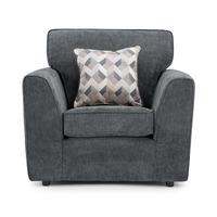 Alison Fabric Armchair Pewter