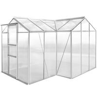 Aluminium Greenhouse 1 Section with Hollow Panel