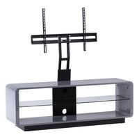 alphason luna adlu1400 grey tv stand w tv bracket