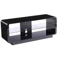 alphason luna adlu1200 black tv stand