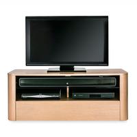 Alphason Hugo ADH1260 Light Oak Soundbar Ready TV Cabinet