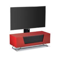 Alphason Chromium CRO2 1000 Red TV Cabinet w/ TV Bracket