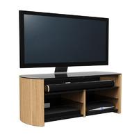 Alphason Finewoods FW1350SB Light Oak Soundbar Ready TV Stand