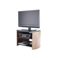 alphason finewoods fw750 light oak compact tv stand