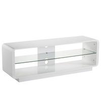 alphason luna adlu1400 white tv stand