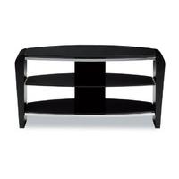 alphason francium frn800 black compact tv stand