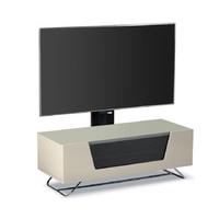 Alphason Chromium CRO2 1000 Gloss Ivory TV Cabinet w/ TV Bracket