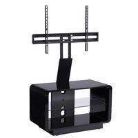 Alphason Luna ADLU800 Black TV Stand w/ TV Bracket