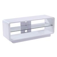 alphason luna adlu1200 white tv stand