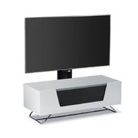 Alphason Chromium CRO2 1000 Gloss White TV Cabinet w/ TV Bracket