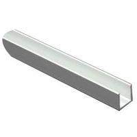 Aluminium U Profile (H)20mm (W)20mm (L)2m