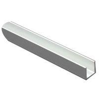 Aluminium U Profile (H)8mm (W)13.5mm (L)1m