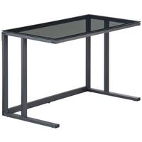 Alphason Air Black Smoked Glass Desk AW53385