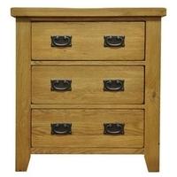 Alton Oak Chest - 3 Drawer