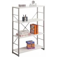 Alphason Cabrini White Modern Bookcase ABC65043-WH
