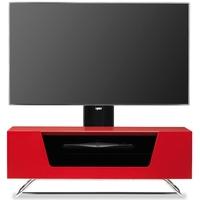 Alphason Chromium 2 Red Cantilever TV Cabinet - CRO2-1000BKT-RE