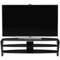 Alphason Francium Black TV Unit - FRN1400-3BLK-BK