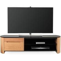 alphason finewood light oak tv cabinet fw1350cb