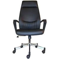 Alphason Brooklyn Black High Back Faux Leather Office Chair - AOC3122HB-BLK