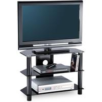 Alphason Essential Black TV Unit - ESS600-3-BLK