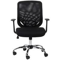 alphason atlanta black mesh office chair aoc9201 m