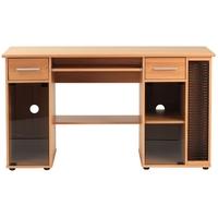 Alphason San Jose Beech Panel Workstation - AW12007