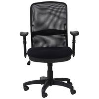 Alphason Dakota Black Fabric Office Chair - AOC9200-M