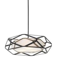 Alley Bronze Pendant Light with Shade - Large