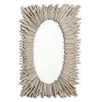 Aledo Antique Silver Rectangular Mirror