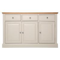 Albany 3 Door Sideboard, Truffle/Oak