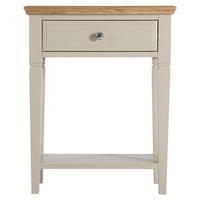 Albany Side Table, Truffle/Oak