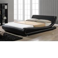 Alpha Beds Milano 4FT 6 Double Leather Bedstead