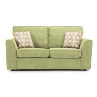 Alison Fabric 3 Seater Sofa Lime