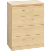 Alaska 4 Chest of Drawers Walnut