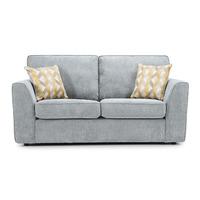 Alison Fabric 2 Seater Sofa Silver
