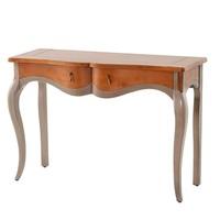 Alenya Console Table Rectangular In Cocoa With 2 Drawers