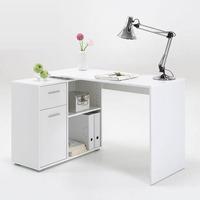 Albea Rotating Corner Computer Desk In White