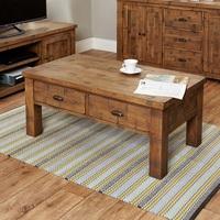 Alena Wooden Storage Coffee Table With 2 Drawers