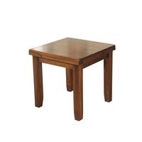 Alexis Wooden End Table Square In Dark Acacia Wood