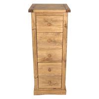 alton 5 drawer narrow chest