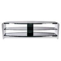 alphason francium 3 shelf tv stand white